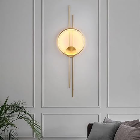 HaloLine Gold Wall Light