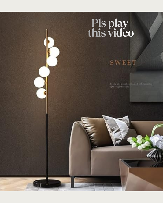 Gold Floor lamp - Warm White