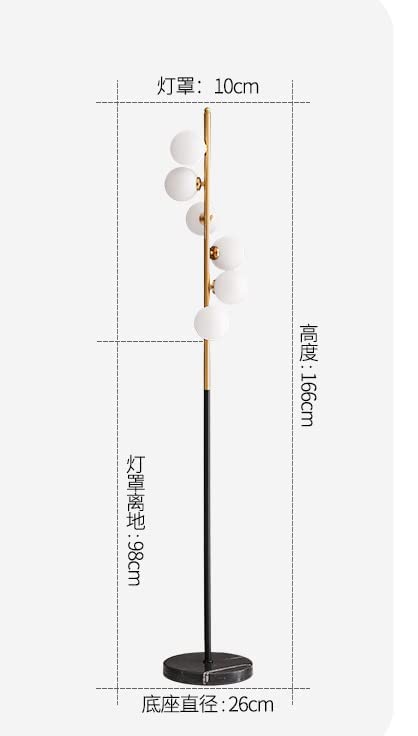 Gold Floor lamp - Warm White