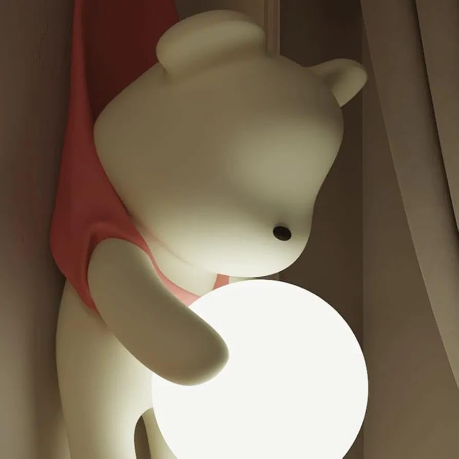 Moon Hug Bear Wall Light 🐻🌙