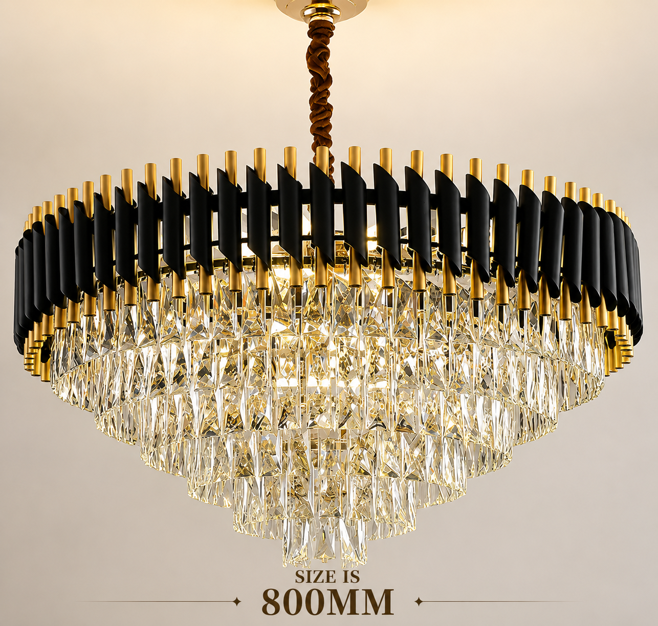 Black Regent Chandelier 🏛️( 3 COLOUR )
