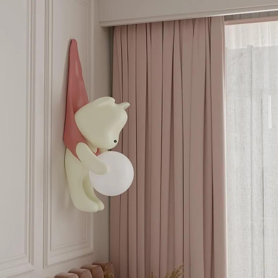 Moon Hug Bear Wall Light 🐻🌙