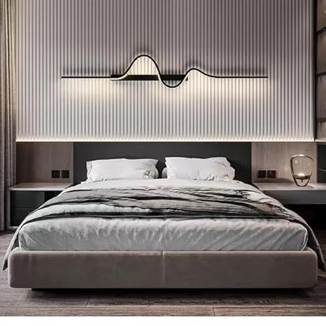 SculptGlow Wave Wall Light