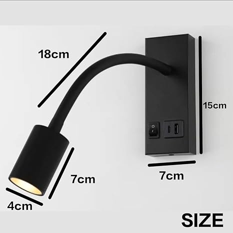 FlexiGlow Wall Reading Lamp