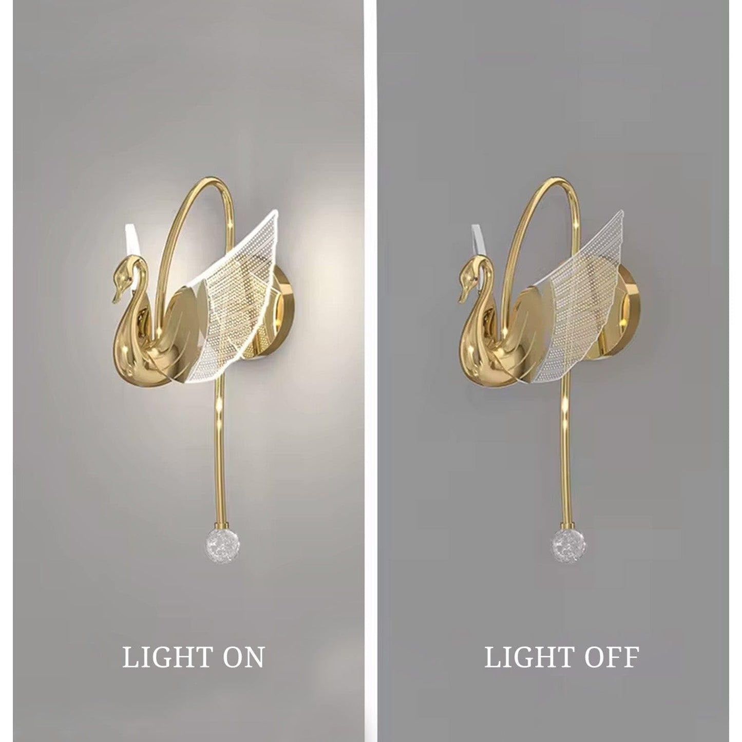 Royal Swan Sconce ( 3 Colour )