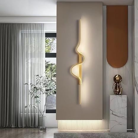Wave Luxe Designer Wall Light