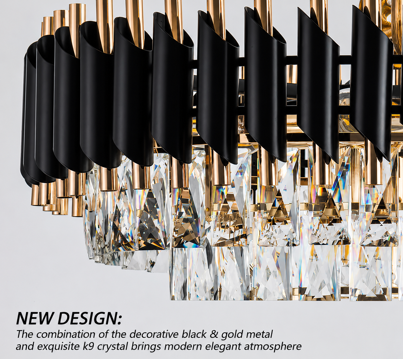 Black Regent Chandelier 🏛️( 3 COLOUR )