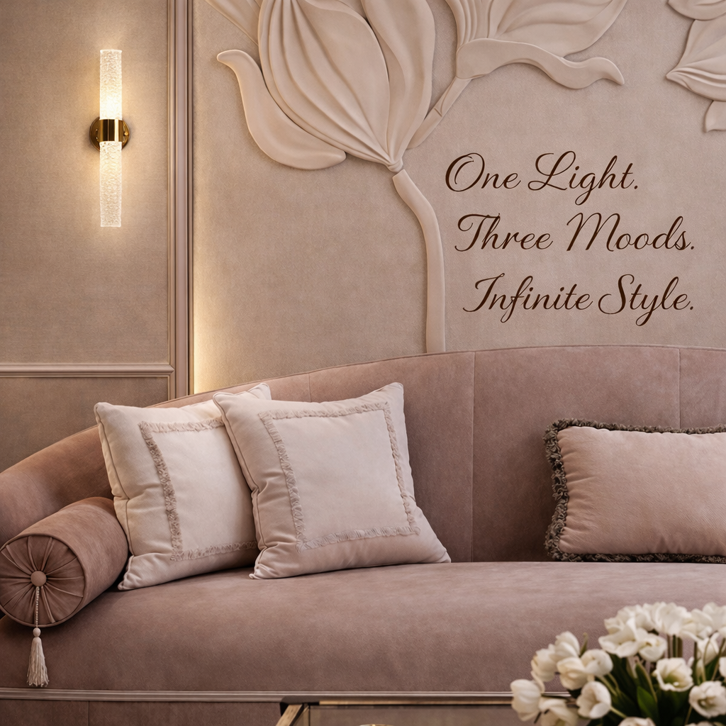 LumiCrystal Wall Sconce ( 3 colour )