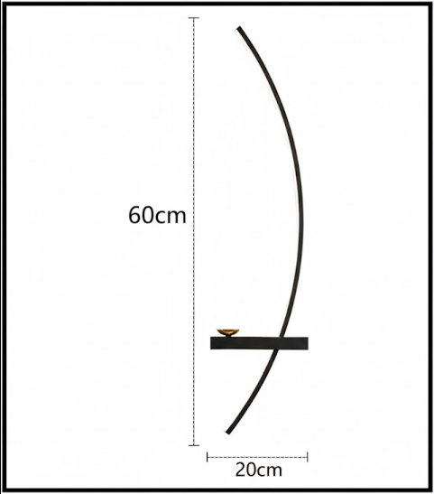 MoonArc Luxe Wall Light